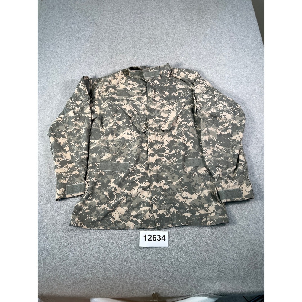 SNC Manufacturing Combat Coat Mens Medium Regular ACU Camo Excellent A2CU Jacket